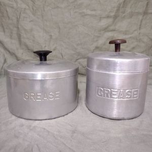 Vintage Grease/Lard Storage Containers